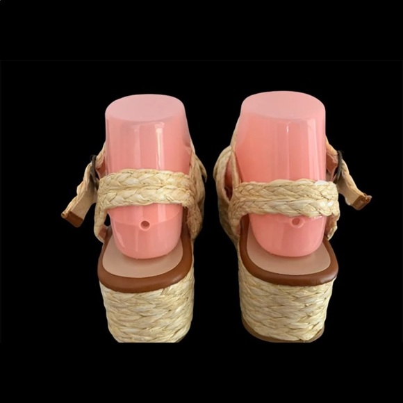 Bamboo 7.5 straw platform sandals - Picture 5 of 11